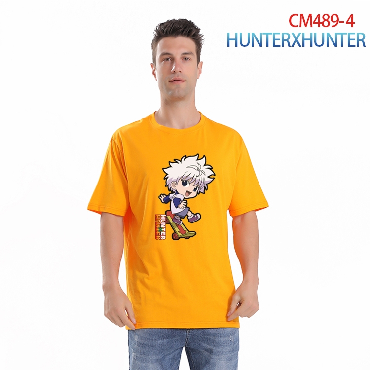 HunterXHunter Printed short-sleeved cotton T-shirt from S to 3XL CM-489-4