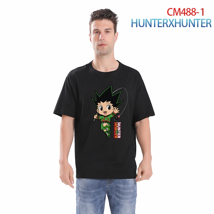 HunterXHunter Printed short-sleeved cotton T-shirt from S to 3XL CM-488-1