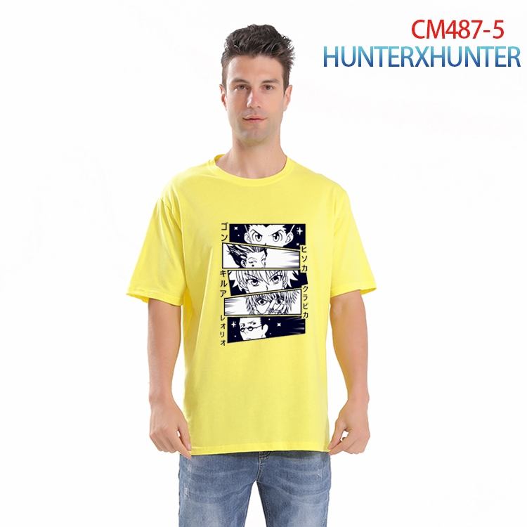 HunterXHunter Printed short-sleeved cotton T-shirt from S to 3XL CM-487-5