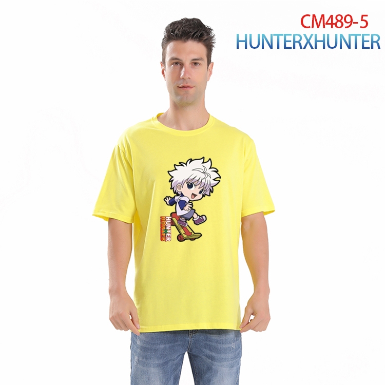 HunterXHunter Printed short-sleeved cotton T-shirt from S to 3XL CM-489-5