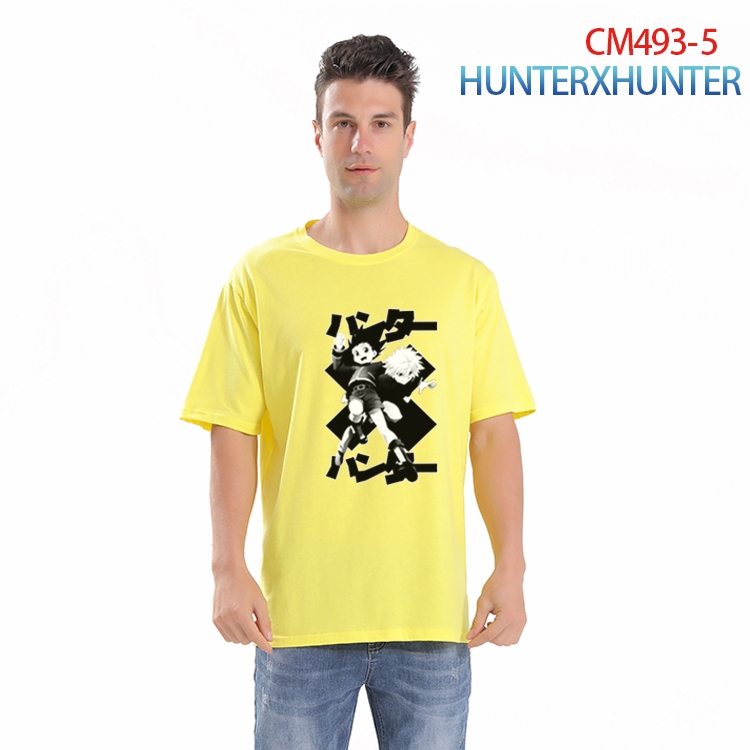 HunterXHunter Printed short-sleeved cotton T-shirt from S to 3XL CM-493-5