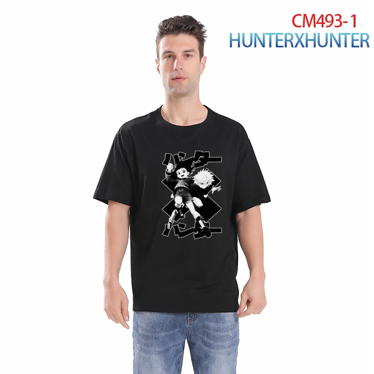 HunterXHunter Printed short-sleeved cotton T-shirt from S to 3XL CM-493-1
