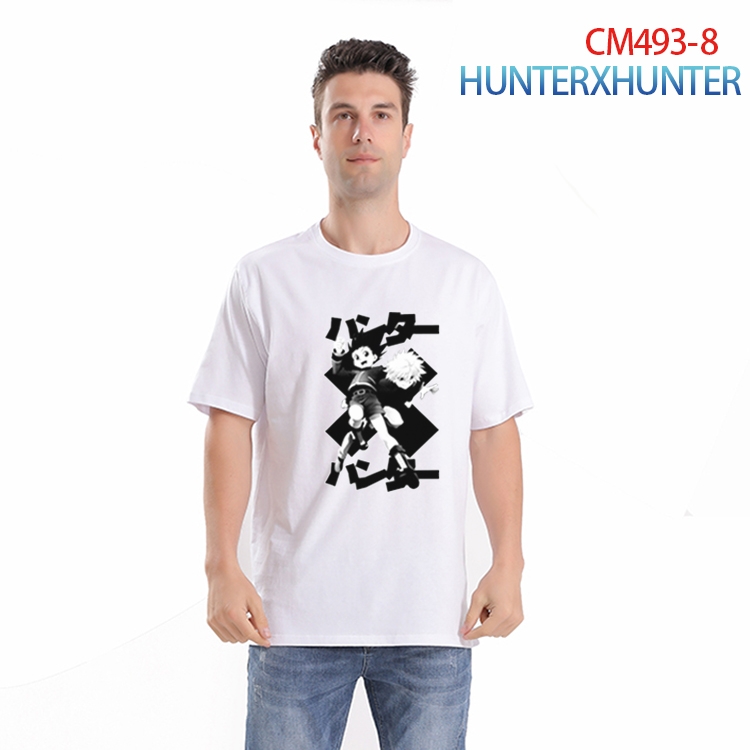 HunterXHunter Printed short-sleeved cotton T-shirt from S to 3XL CM-493-8
