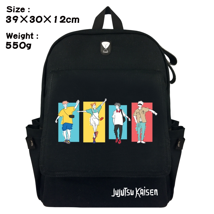Jujutsu Kaisen Anime canvas backpack student school bag