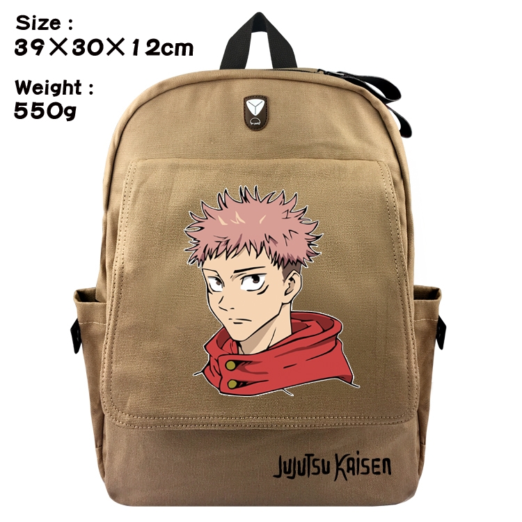 Jujutsu Kaisen Anime canvas backpack student school bag
