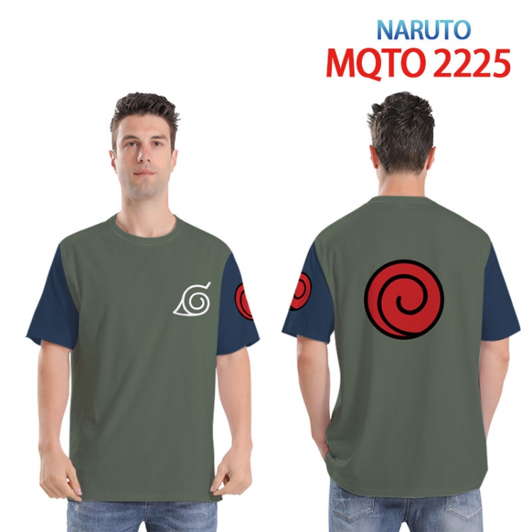 Naruto Full color printed short sleeve T-shirt 2XS-4XL, 9 sizes MQTO 2225