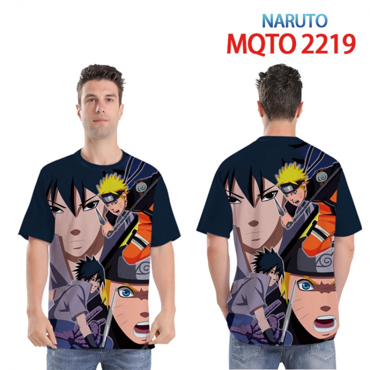 Naruto Full color printed short sleeve T-shirt 2XS-4XL, 9 sizes MQTO 2219