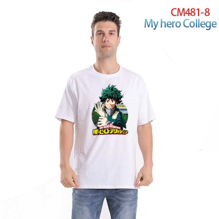 My Hero Academia Printed short-sleeved cotton T-shirt from S to 3XL CM-481-8
