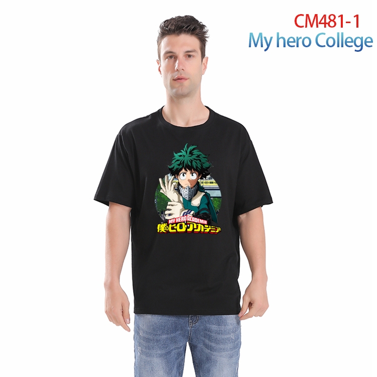 My Hero Academia Printed short-sleeved cotton T-shirt from S to 3XL CM-481-1