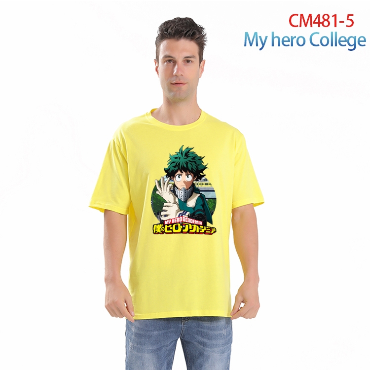 My Hero Academia Printed short-sleeved cotton T-shirt from S to 3XL CM-481-5