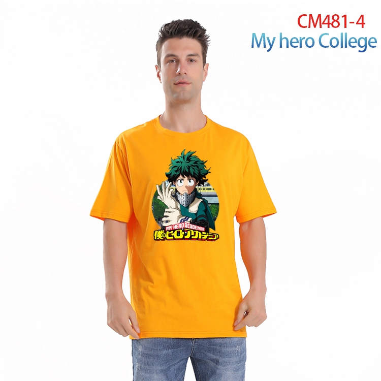 My Hero Academia Printed short-sleeved cotton T-shirt from S to 3XL CM-481-4