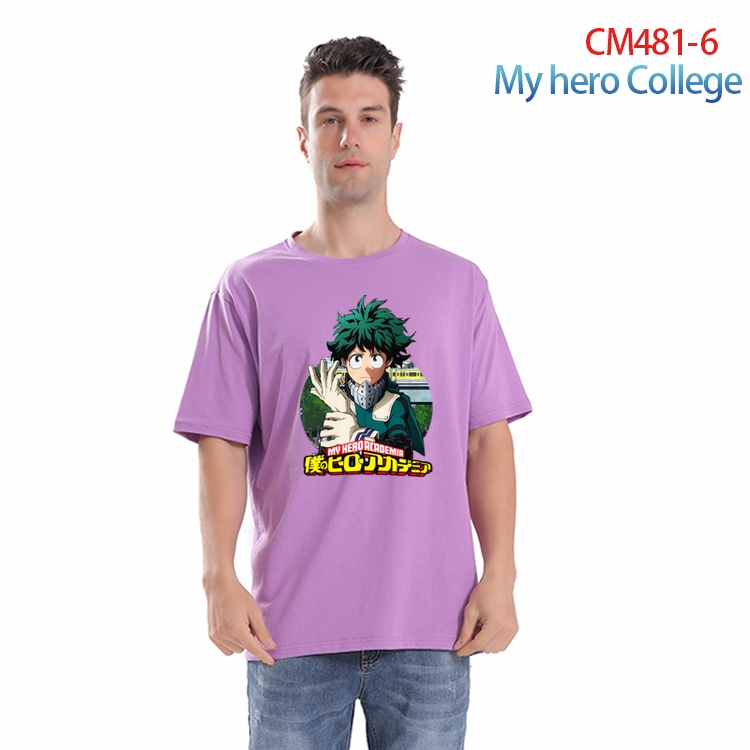 My Hero Academia Printed short-sleeved cotton T-shirt from S to 3XL CM-481-6