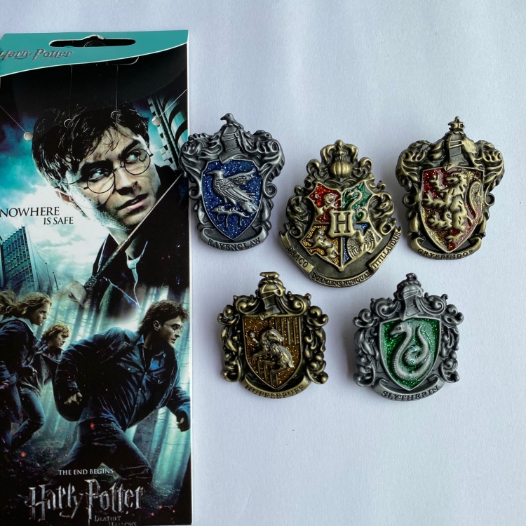 Harry Potter Metal necklace pendant   5 pcs