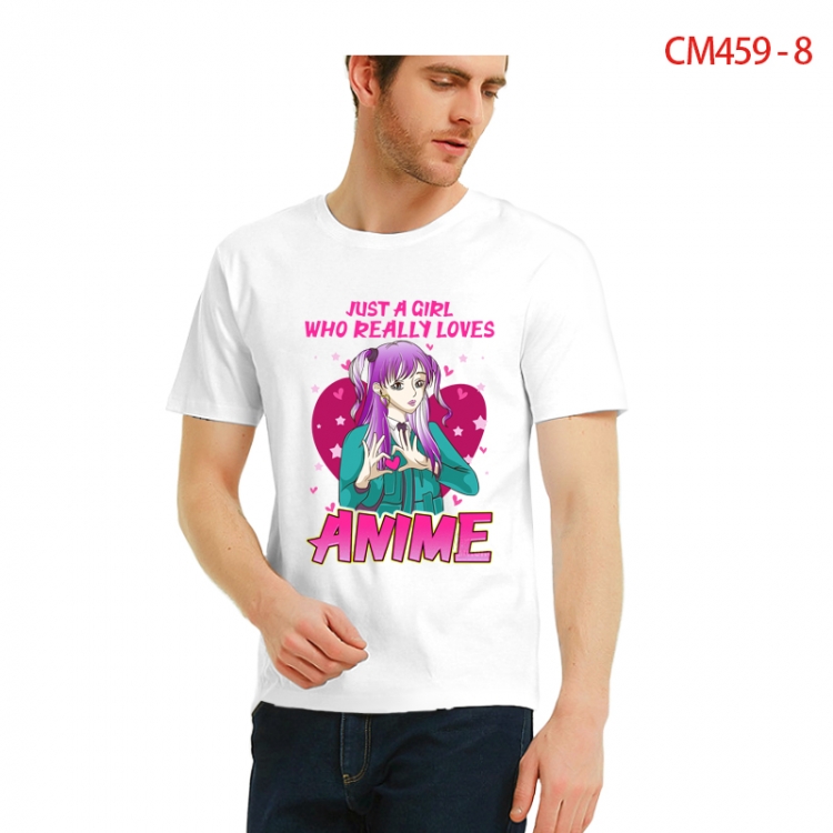 Original Printed short-sleeved cotton T-shirt from S to 3XL CM459-8