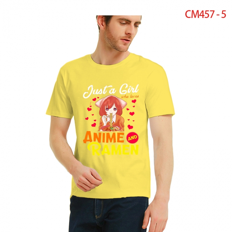 Original Printed short-sleeved cotton T-shirt from S to 3XL CM457-5