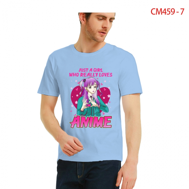 Original Printed short-sleeved cotton T-shirt from S to 3XL CM459-7