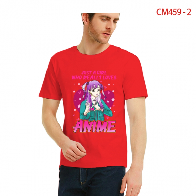Original Printed short-sleeved cotton T-shirt from S to 3XL CM459-2