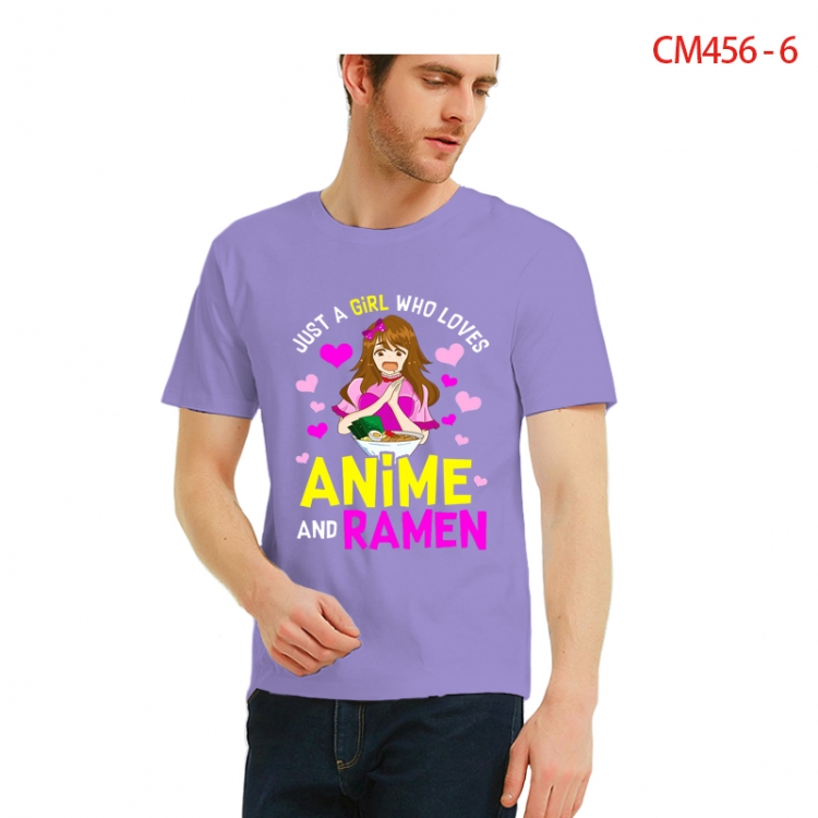 Original Printed short-sleeved cotton T-shirt from S to 3XL CM456-6