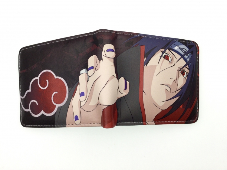 Naruto two fold  Short wallet 11X9.5CM 60G
