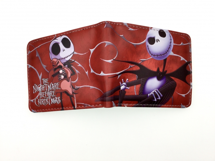 The Nightmare Before Christmas two fold Short wallet 11X9.5CM 60G style C