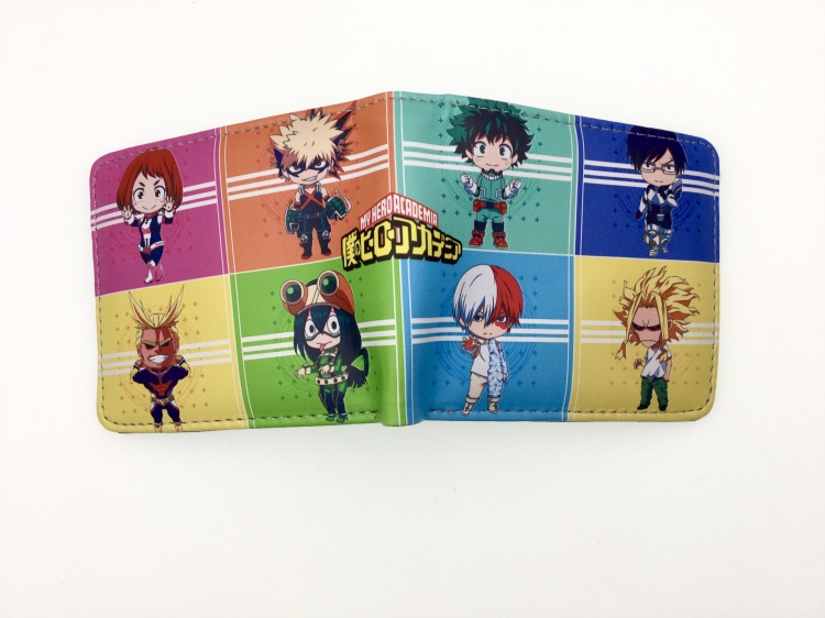 My Hero Academia two fold Short wallet 11X9.5CM 60G style D