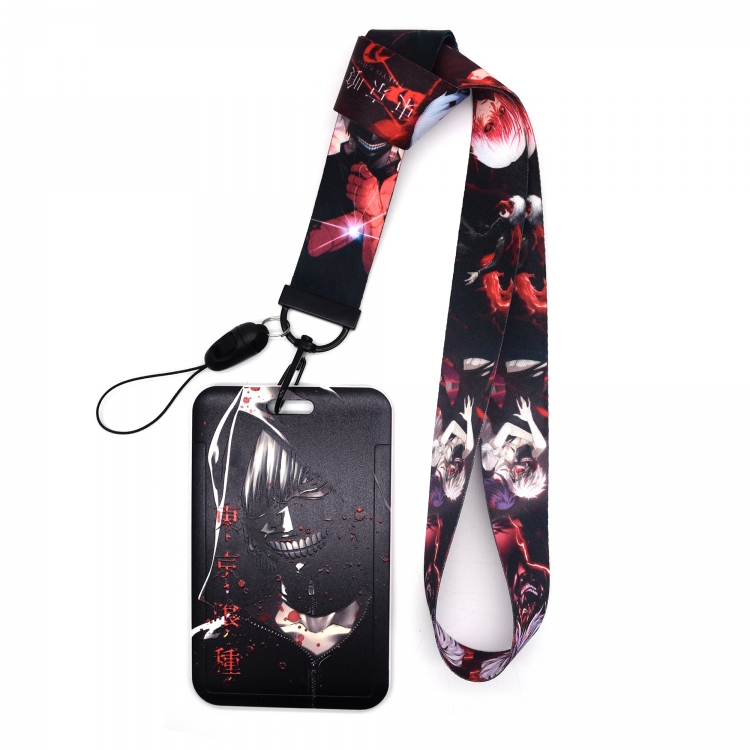 Tokyo Ghoul Animation peripheral card holder lanyard  keychain pendant A set of 2  price for 2 pcs