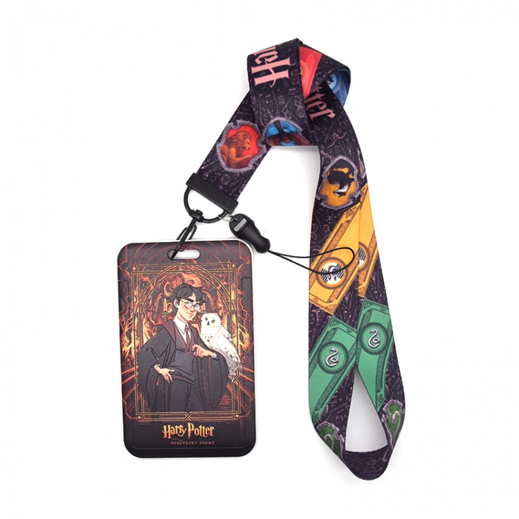Harry Potter   peripheral card holder lanyard  keychain pendant A set of 2  price for 2 pcs