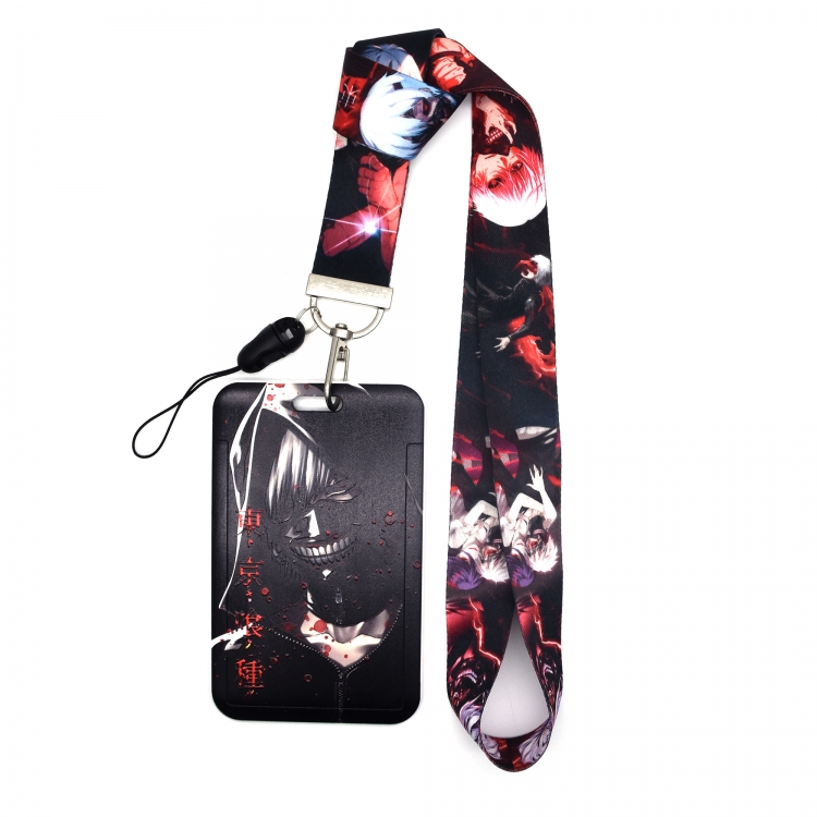Tokyo Ghoul Silver buckle anime peripheral card holder lanyard   price for 2 pcs