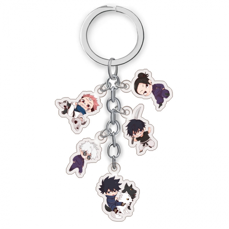 Jujutsu Kaisen Anime acrylic Key Chain price for 5 pcs A194