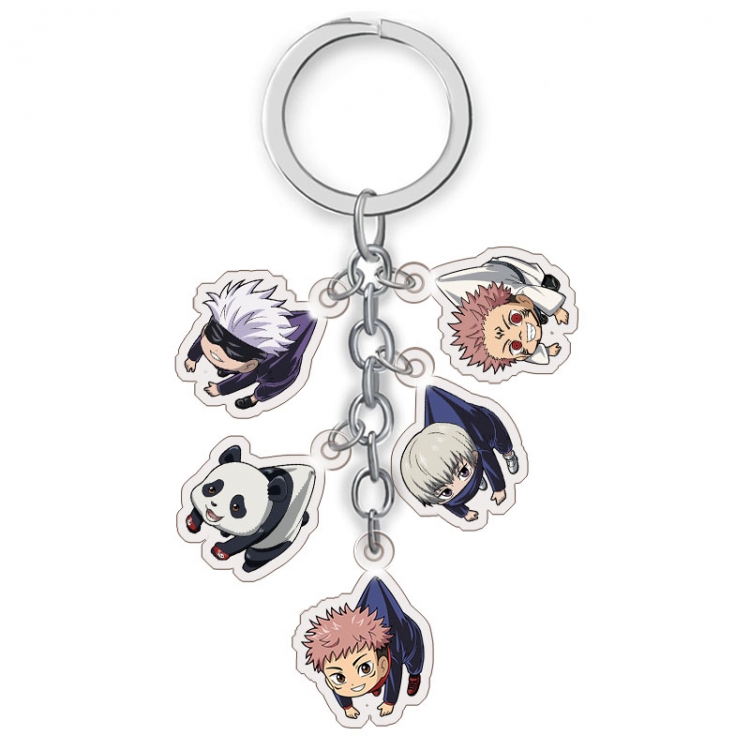 Jujutsu Kaisen Anime acrylic Key Chain price for 5 pcs A199