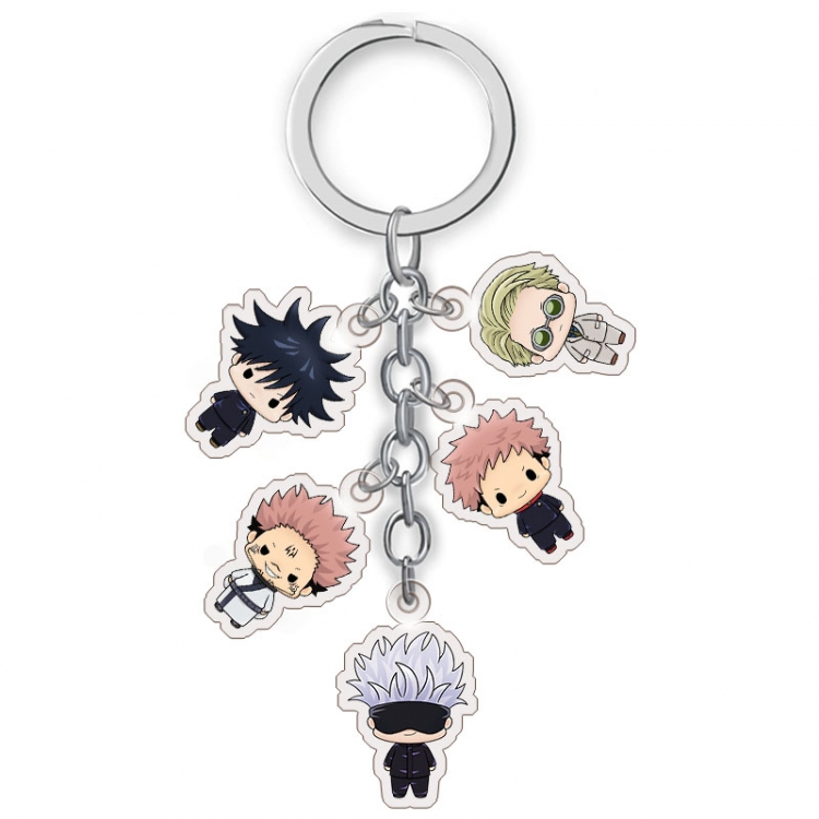 Jujutsu Kaisen Anime acrylic Key Chain price for 5 pcs A198