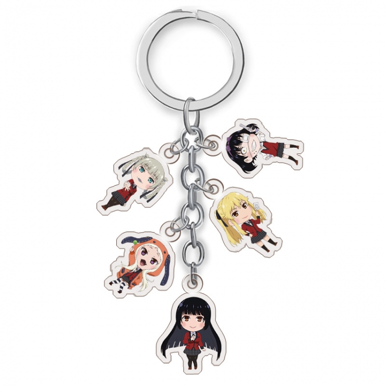 Kakegurui Anime acrylic Key Chain price for 5 pcs A238