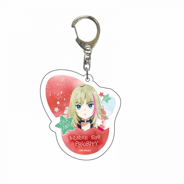 WONDER EGG PRIORITY  Anime Acrylic Keychain Charm 6797 price for 5 pcs