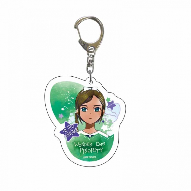 WONDER EGG PRIORITY  Anime Acrylic Keychain Charm 6796 price for 5 pcs