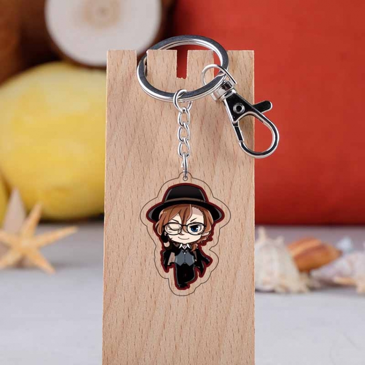 Bungo Stray Dogs Anime acrylic Key Chain  price for 5 pcs  2115