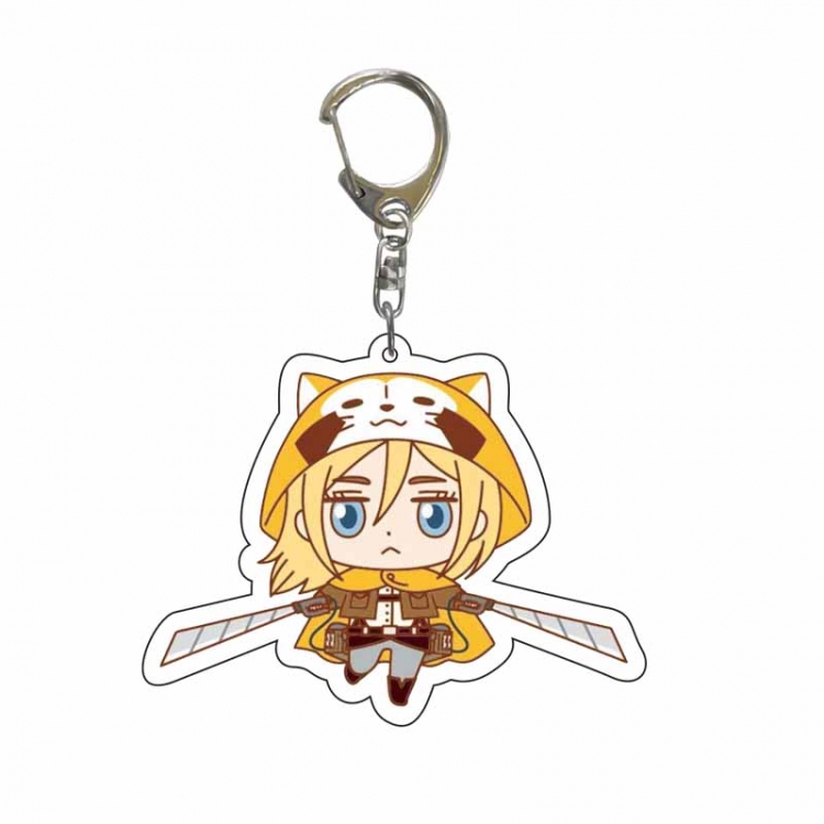 Shingeki no Kyojin Anime acrylic Key Chain  price for 5 pcs 4404