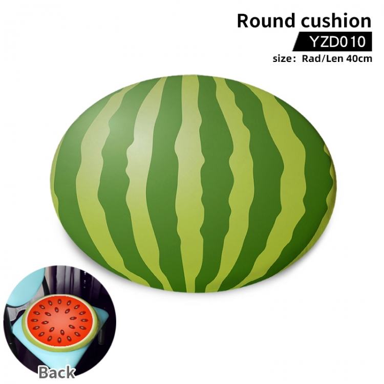 Watermelon fruit round cushion YZD010