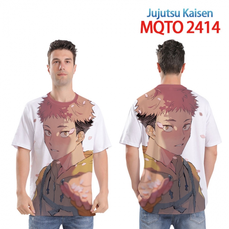 Jujutsu Kaisen Full color printed short sleeve T-shirt 2XS-4XL, 9 sizes  MQTO 2414