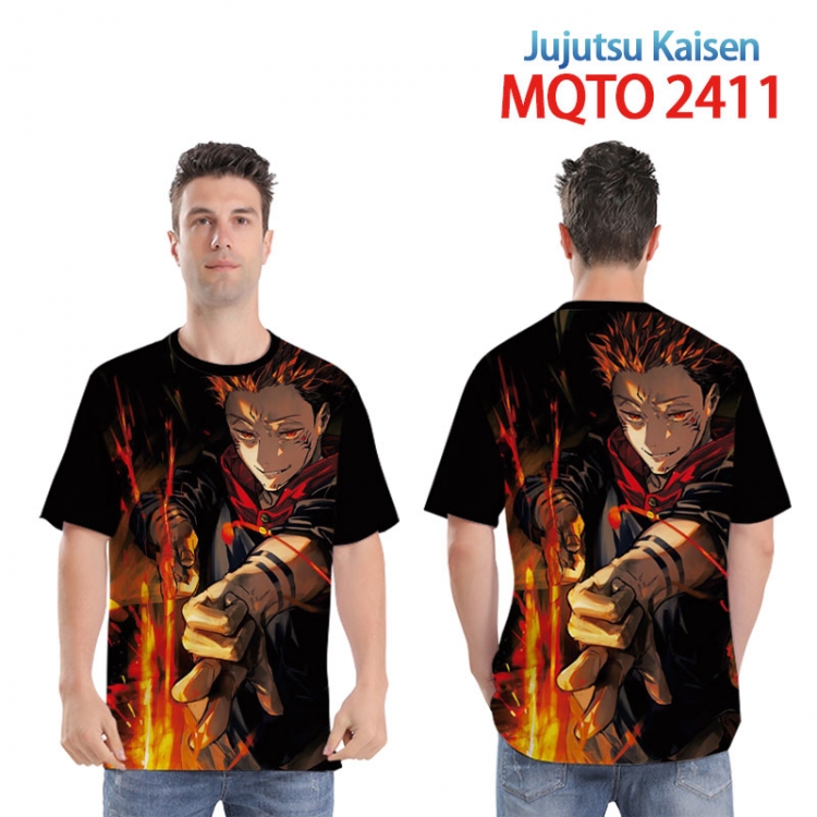 Jujutsu Kaisen Full color printed short sleeve T-shirt 2XS-4XL, 9 sizes  MQTO 2411