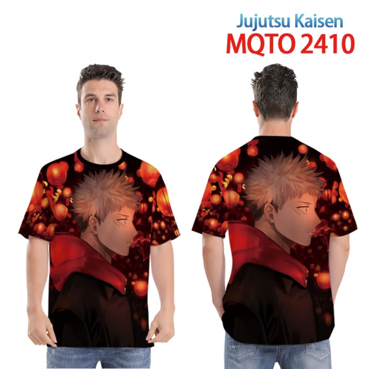 Jujutsu Kaisen Full color printed short sleeve T-shirt 2XS-4XL, 9 sizes  MQTO 2410