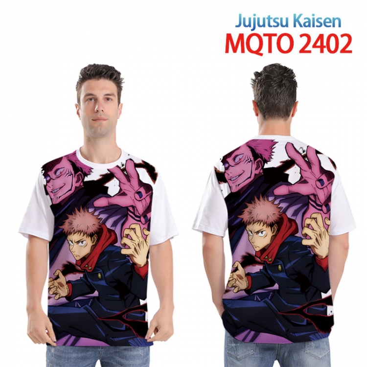 Jujutsu Kaisen Full color printed short sleeve T-shirt 2XS-4XL, 9 sizes   MQTO 2402