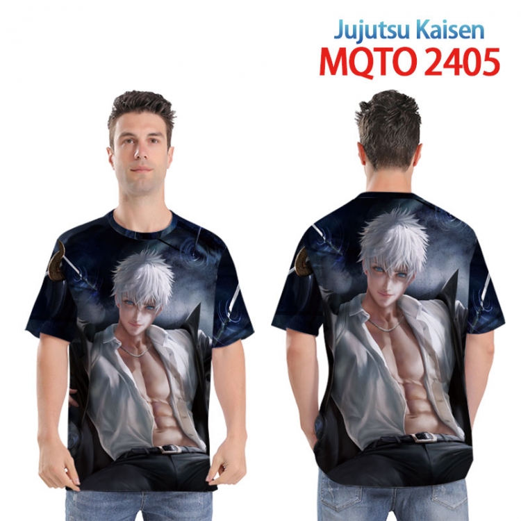 Jujutsu Kaisen Full color printed short sleeve T-shirt 2XS-4XL, 9 sizes   MQTO 2405