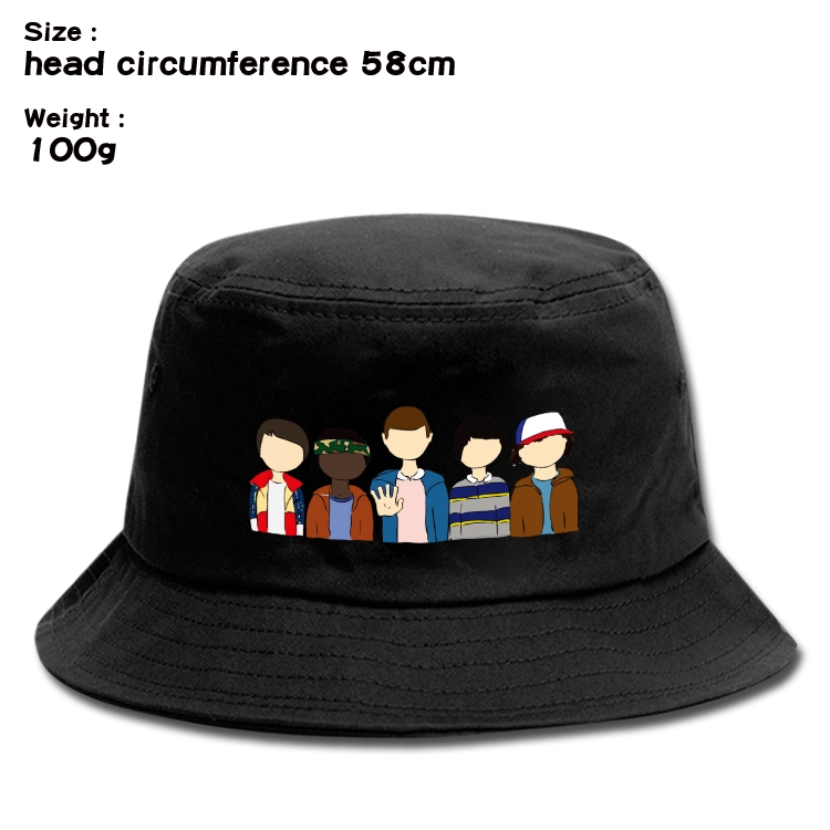 Stranger Things Anime canvas fisherman hat sun hat