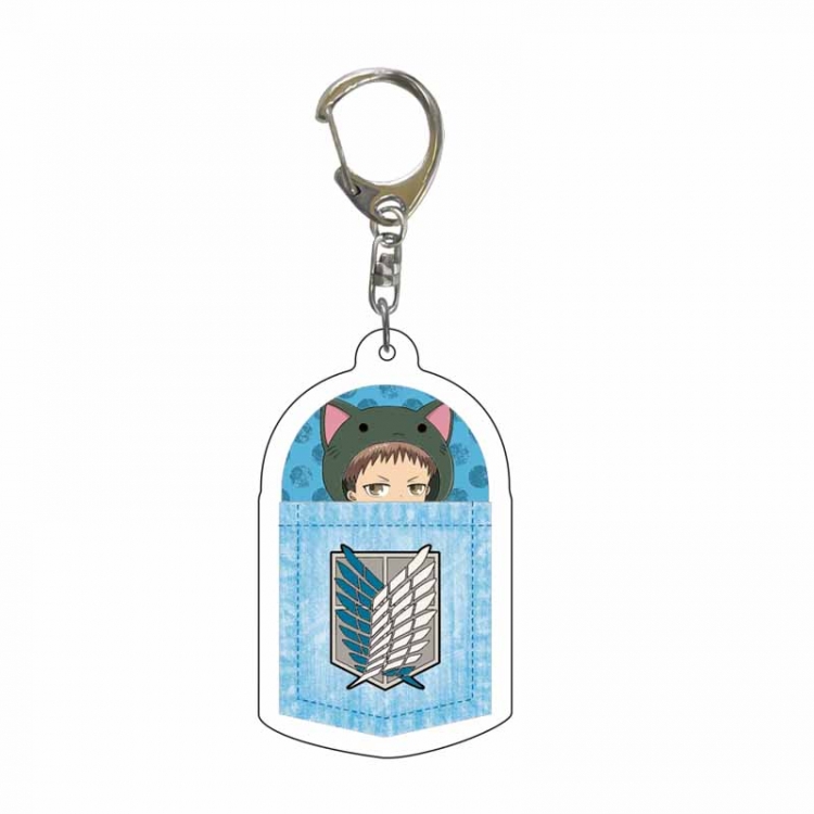 Shingeki no Kyojin Anime acrylic Key Chain  price for 5 pcs  4284