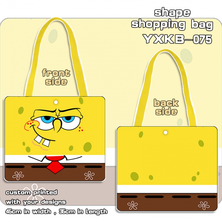 SpongeBob Game Canvas Alien Satchel  shopping bag  YXKB075