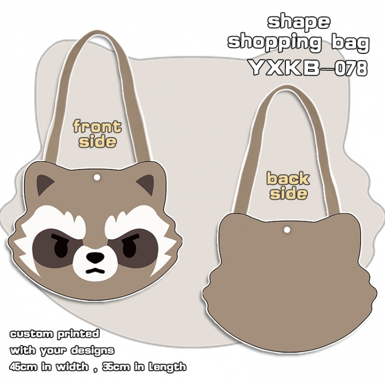 Rocket Raccoon  Canvas Alien Satchel  shopping bag  YXKB078