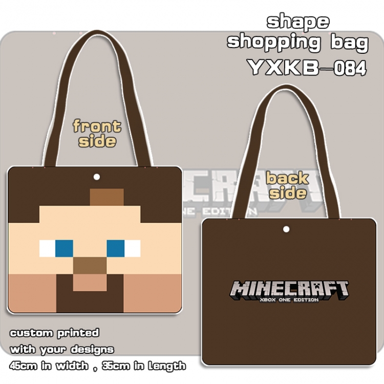 Minecraft Game Canvas Alien Satchel  shopping bag  YXKB084