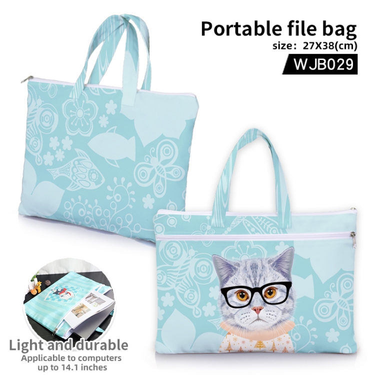Anime portable file bag Handbag  27x38cm WJB029