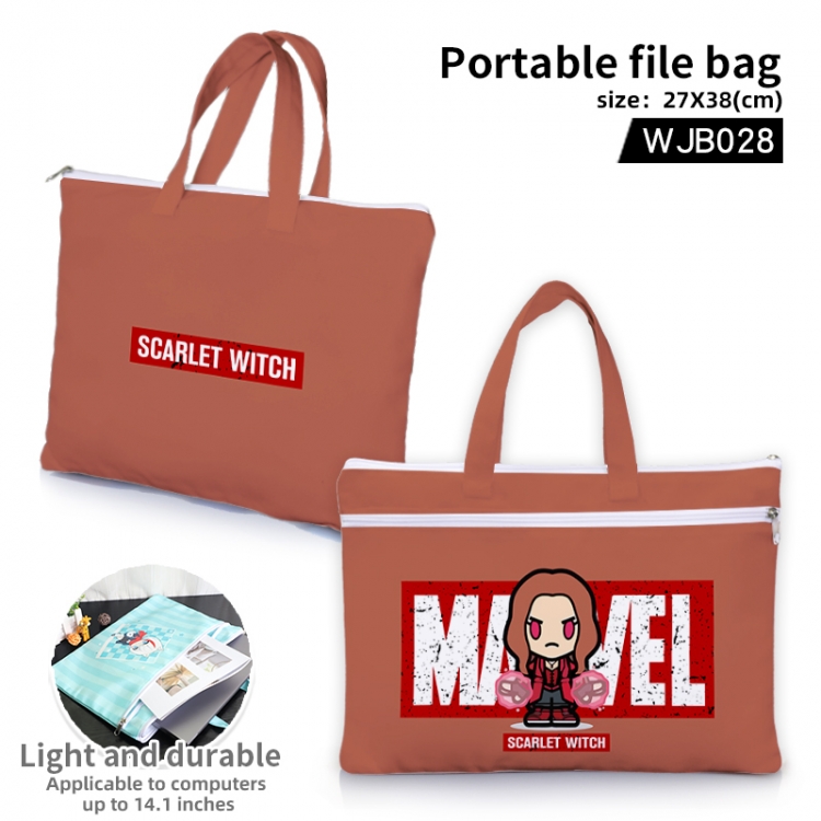 Scarlet Witch  Anime portable file bag Handbag  27x38cm WJB028