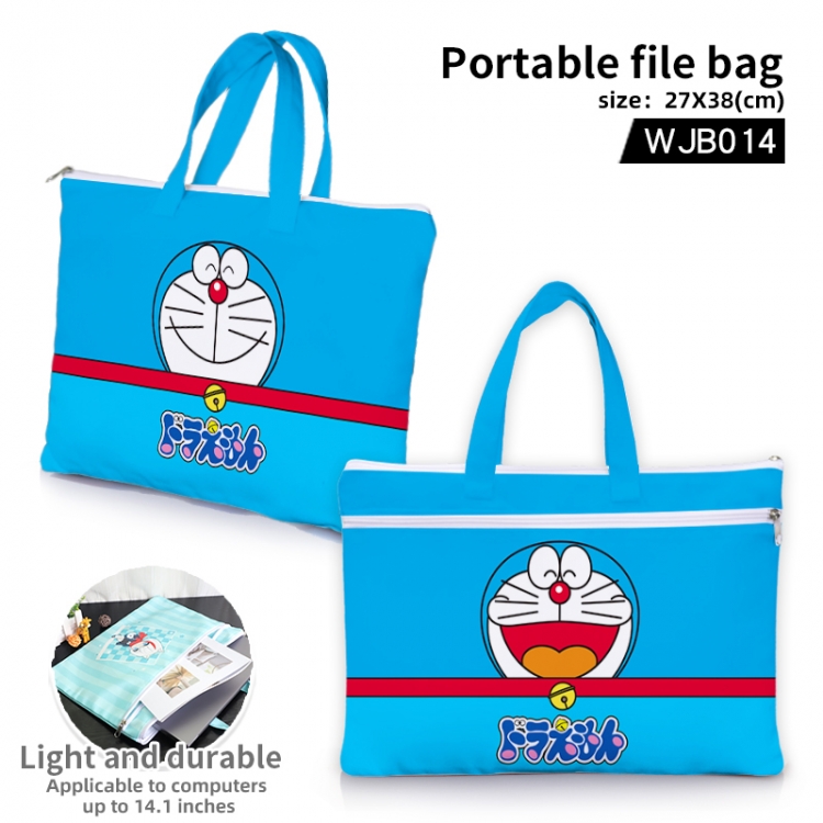 Doraemon Anime portable file bag Handbag  27x38cm WJB014